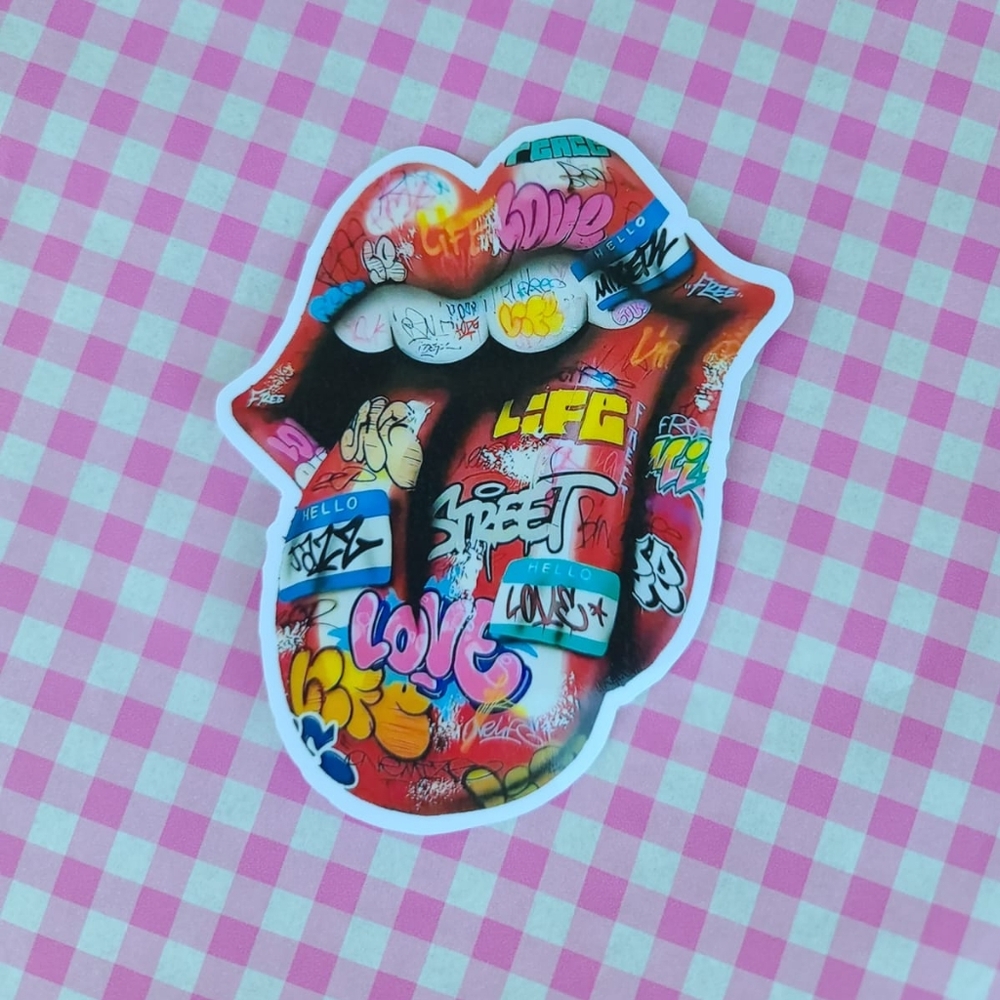Graffiti Lips Sticker 💋